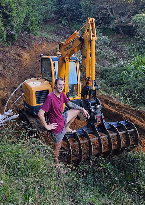 earthwork in Katikati